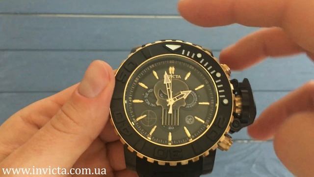 Обзор часов Invicta 26787 Marvel Punisher Limited Edition смотреть онлайн