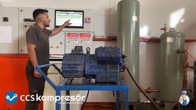 HGX6-1410-4S GEA BOCK KOMPRESÖR ÇALIŞTIRMA TESTİ-GEA BOCK COMPRESSOR RUNNING TEST-0201