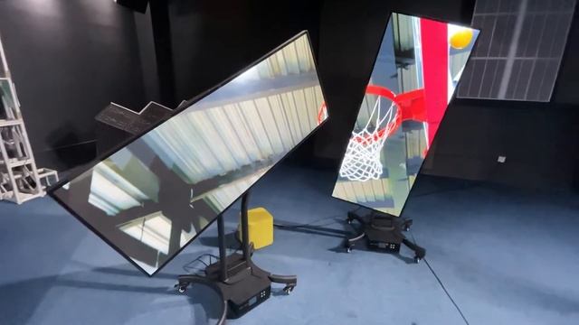 LED Screen Metaverse Rotating Poster Pirotate NBA Basketball Interact Battle Game MVP Demostration смотреть онлайн