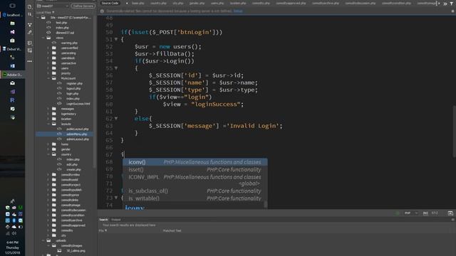 Login Funtion professional project following OOP & MVC part 13 -Day 23 смотреть онлайн