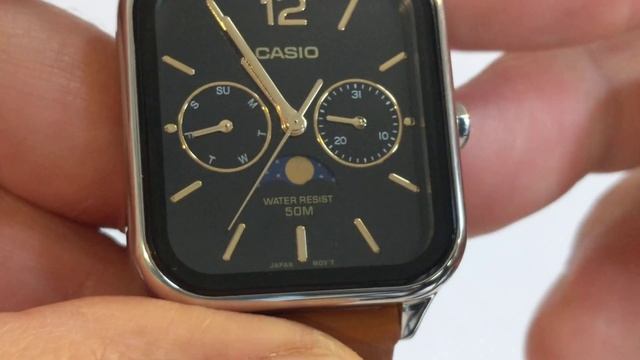 Casio moon phase watch MTP-M305L - hands on review смотреть онлайн