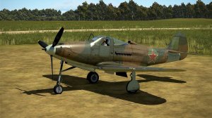 P-39L-1. Запуск двигателя. Симулятор "IL-2 Sturmovik Great Battles".