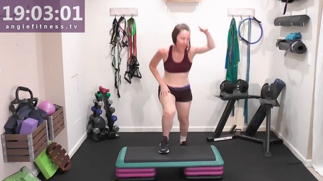 40 MINUTE WORKOUT |PROGRESSIVE STEP + PILATES ARMS-CORE WORKOUT | LOW IMPACT STEP FUSION | AFT смотреть онлайн