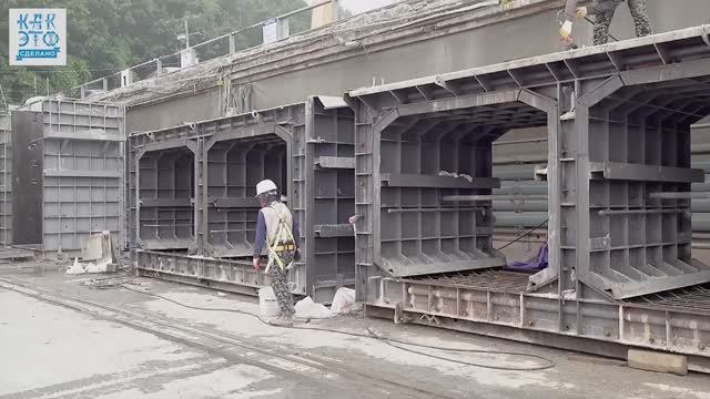 Так делают бетонные модули в Южной Корее смотреть онлайн