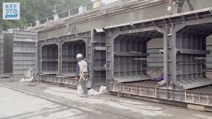 Так делают бетонные модули в Южной Корее