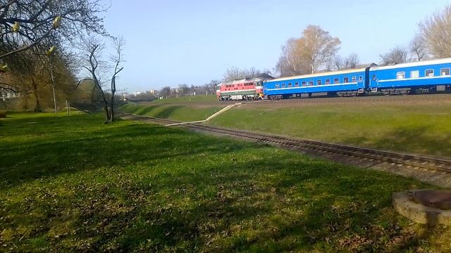 Поезд 55 Москва Белорусская - Гомель - Пассажирский с опозданием 4 Ч 30 мин смотреть онлайн