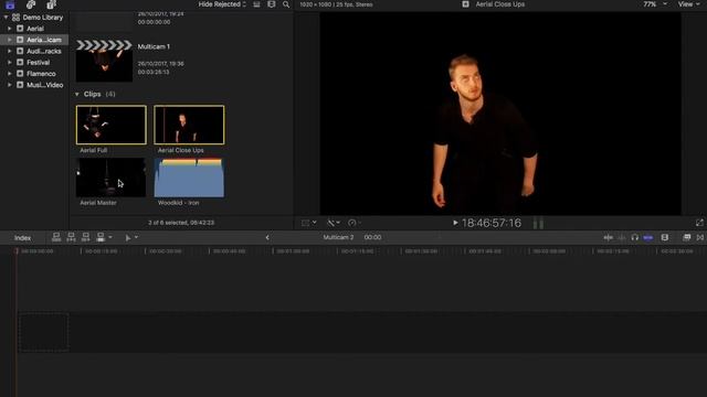 FCPX 10.3 For Beginners - Multicam Editing смотреть онлайн