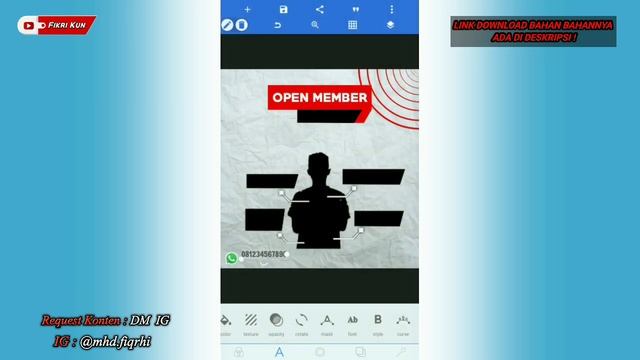CARA MEMBUAT POSTER OPEN MEMBER GUILD FREE FIRE смотреть онлайн
