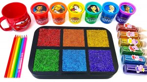 Первые мультфильмы. Игрушки. Разноцветные слаймы. Учим цвета. Звуки. Асмр.