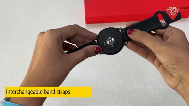 #OnePlus Watch Midnight Black: 46mm Dial, Warp Charge, 110+ Workout Modes, Smartphone Music,SPO2