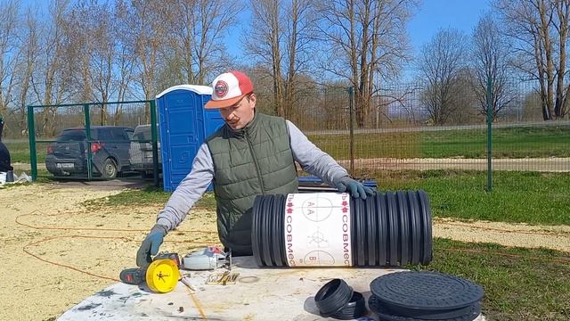 Дренажный смотровой колодец - ревизия