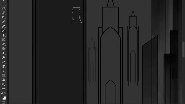 The Batman Poster- Speed paint with a mouse смотреть онлайн