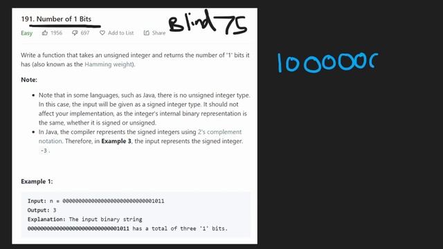 02 - Leetcode 191: Number of 1 Bits (RU) смотреть онлайн