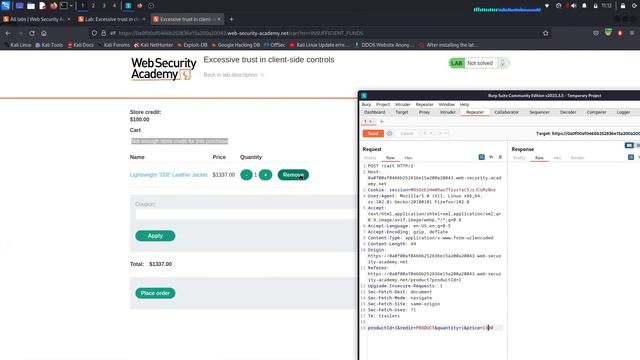 Price Manipulation in E-Commerce website | Business Logic Vulnerability смотреть онлайн
