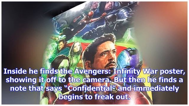 Watch: tom holland “accidentally” reveals ‘avengers: infinity war’ poster смотреть онлайн