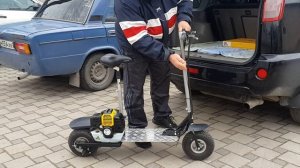 Мотосамокат часть 1 приехали кататься