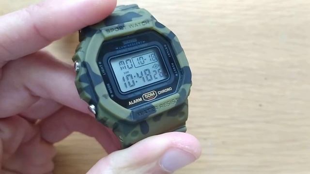 SKMEI SHOCK: Skmei 1628 Review - What An AWESOME Affordable Digital Watch!