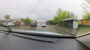 017 Эпизод в городе. Экзамен ГИБДД. АВТОШКОЛА АВМ, КРАСНОЯРСК