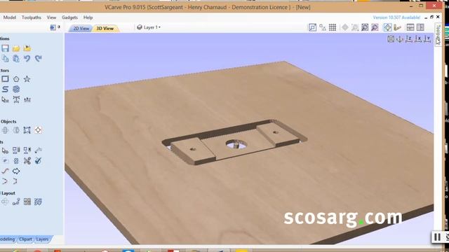 VCarve Pro CNC Router Software Tutorial (Make A Bike Component) | Scott+Sargeant CNC