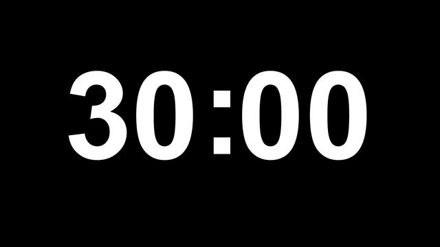 Đồng hồ đếm ngược 60 phút || 60 Minutes Countdown Timer смотреть онлайн
