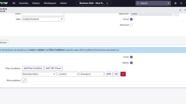 Creating a Business Rule | ServiceNow System Administration Fundamentals смотреть онлайн