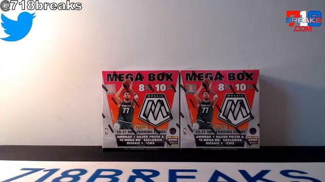 2020-21 PANINI MOSAIC NBA 2 MEGA BOX BREAK #33 смотреть онлайн