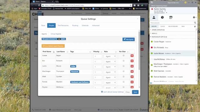 Chime for Lync/Skype for Business - Conversational Virtual Agent with Skill Tag смотреть онлайн