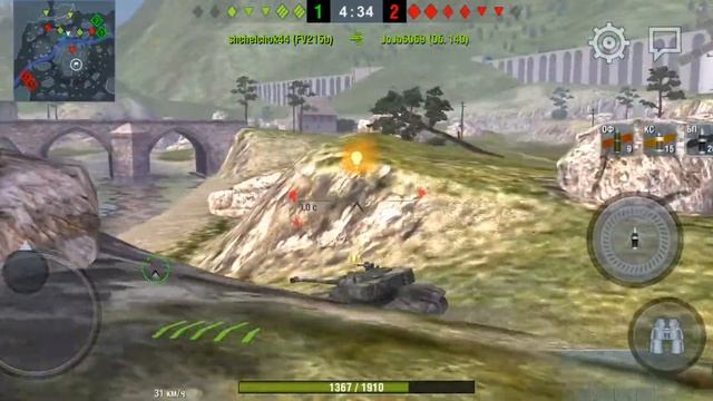 WOT blitz Мастер на Bat Chatillon 25t смотреть онлайн