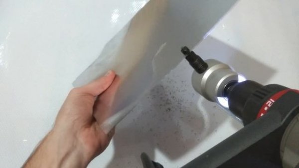 Interesting Drill Attachment for Cutting Metal Sheets - Nibbler