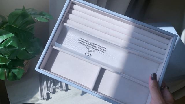 Unboxing Dusky Blue Stackers Jewelry Box, Charm Bars & Best Necklace Solution | Jewelry Organizatio смотреть онлайн