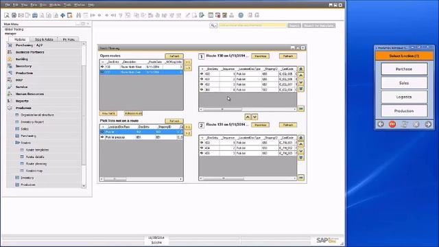PDMX WMS for SAP Business One: Route planning смотреть онлайн