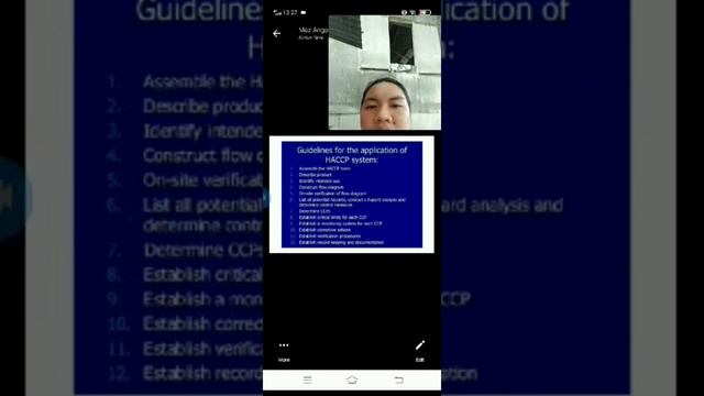 Group 1. Food Safety Management System through Hazard Analysis Critical Control Point (HACCP) смотреть онлайн
