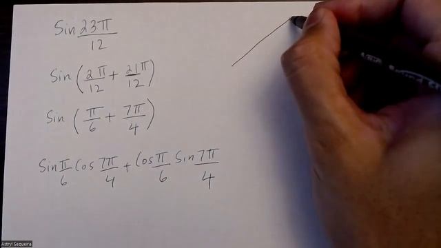 Grade 12 Advanced Functions - Finding the exact value using compound angle formulas (ch 7.2) смотреть онлайн