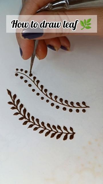 how to draw dot leaves easy tricks🌿🤗 #subscribe #trending #mehandi #shorts #short #viral#shortvideo смотреть онлайн
