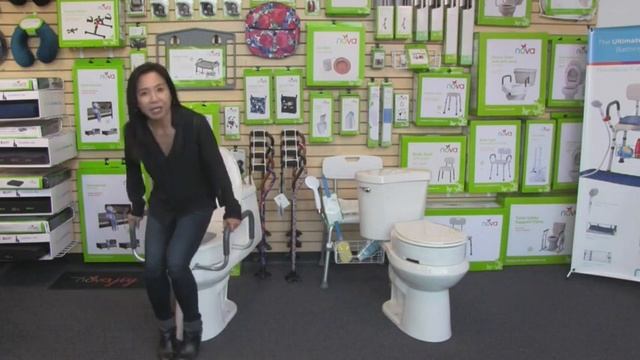 NOVA Toilet Seat Riser, Raised Toilet Seat (For Under Seat), For Elongated Toilet Seat Reviews смотреть онлайн