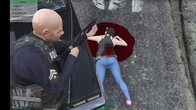 Grand Theft Auto V Будни Полицейского (мод на работу полиции) смотреть онлайн