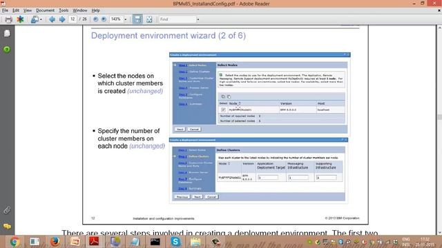 IBM BPM Deployment Environment Wizard in Business Process Management v8.5 смотреть онлайн