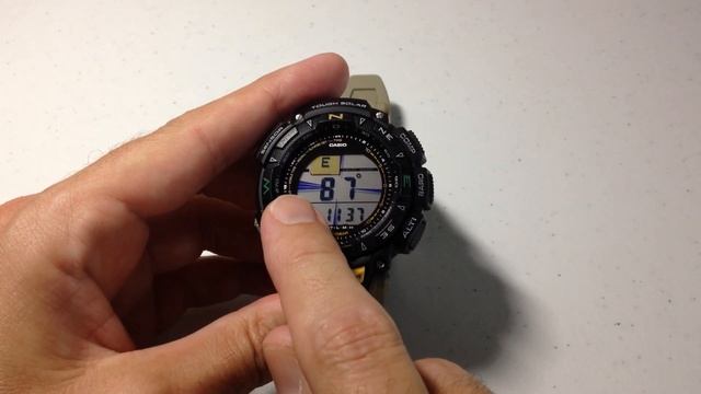Casio Pro trek (PRG240): Digital Compass смотреть онлайн