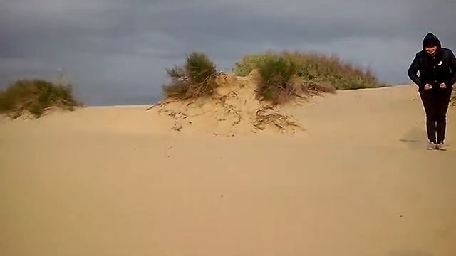 Песчаные барханы Анапы. смотреть онлайн