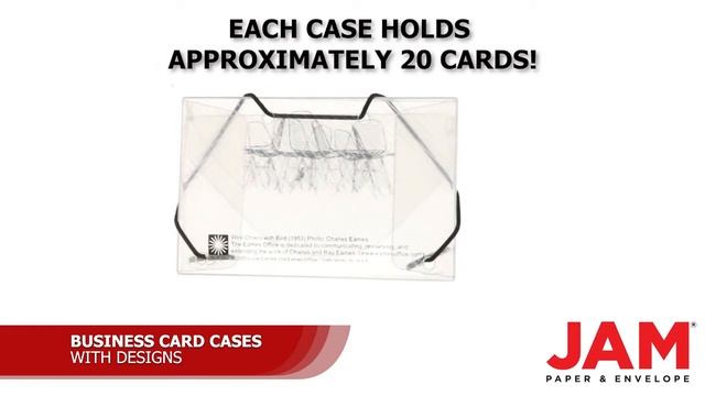 Clear with Black Chairs Business Card Case w Design смотреть онлайн