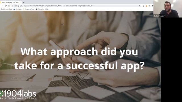 Hybrid vs Native vs Progressive Web App Webinar - 1904labs смотреть онлайн