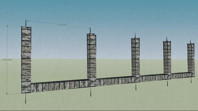 Габион забор. Инструкция по сборке