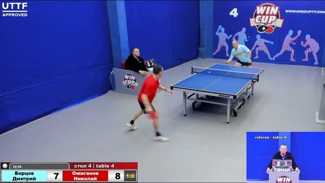 16:30 Борцов Дмитрий 1-3 Ожиганов Николай стол 4 Юг-3 24.03.21 смотреть онлайн