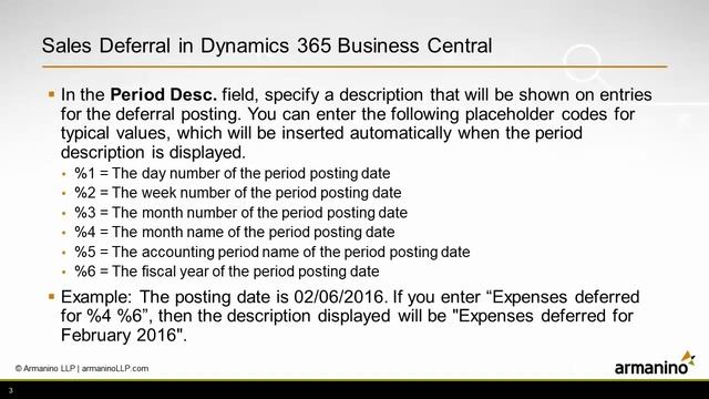 Sales Deferral in Dynamics 365 Business Central смотреть онлайн
