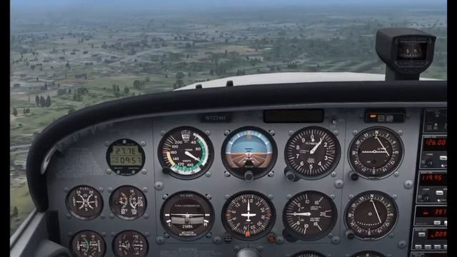 traffic pattern circuit takeoff landing Cessna 172 Skyhawk A2A Microsoft Flight Simulator FSX смотреть онлайн