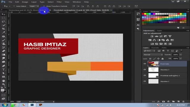 How To Set Business Card on Mockup in 20 Sec смотреть онлайн