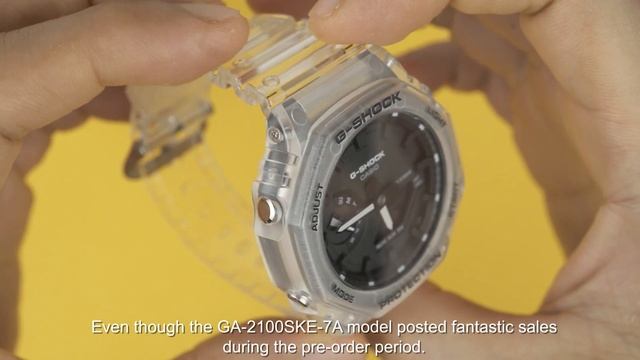 THE THINNEST SKELETON - CASIO G-SHOCK GA-2100SKE -7A смотреть онлайн