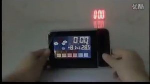 Часы метеостанция с проектором Weather station whith projection