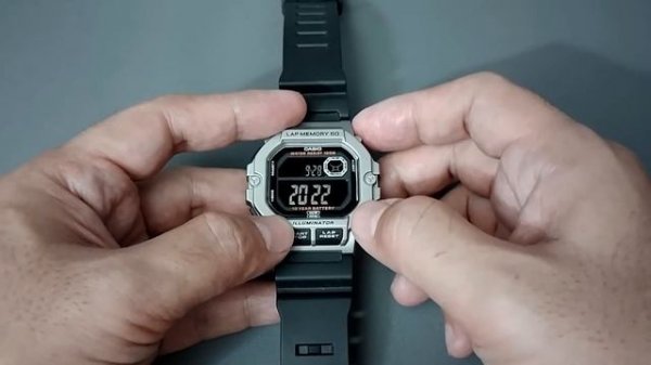 How To Set Casio WS1400H (Adjust Time, Calendar, AM/PM - 24H, Dual Time) - Settings WS-1400H WS1400