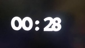 обратный отсчёт 1 минута таймер